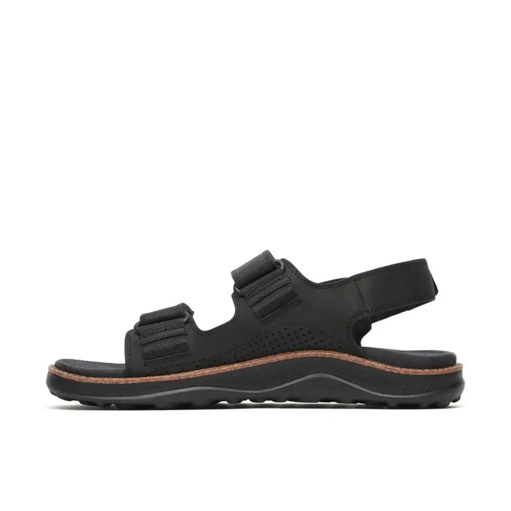 Merrell Cove J00003391 Sandals Mens US 12 Black Leather Adjustable Strap SHOP700